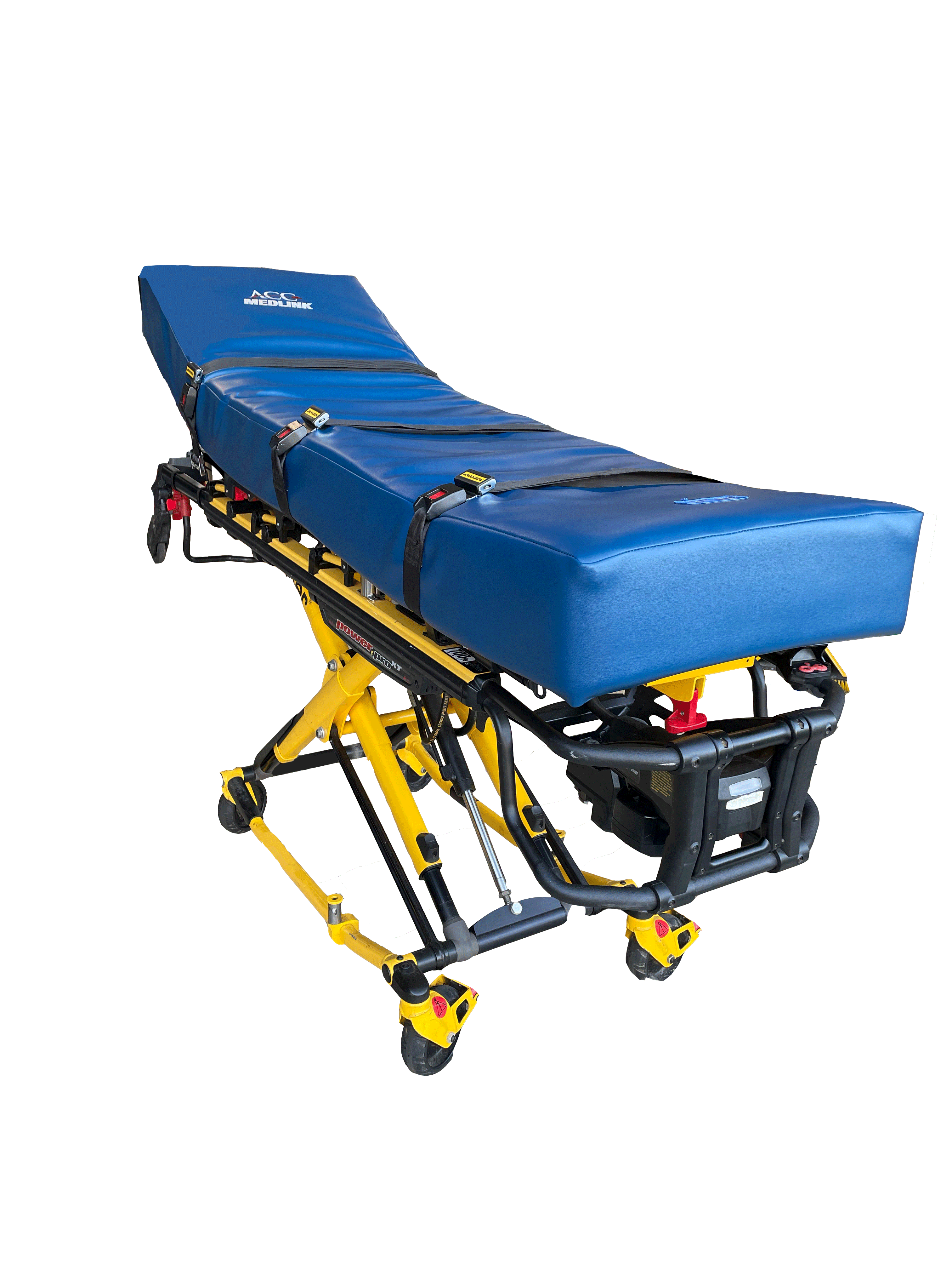 ACC Medlink's state-of-the-art stretcher for stretcher transport service.