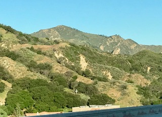 Hills North of Los Angeles, the morning of April 15.
